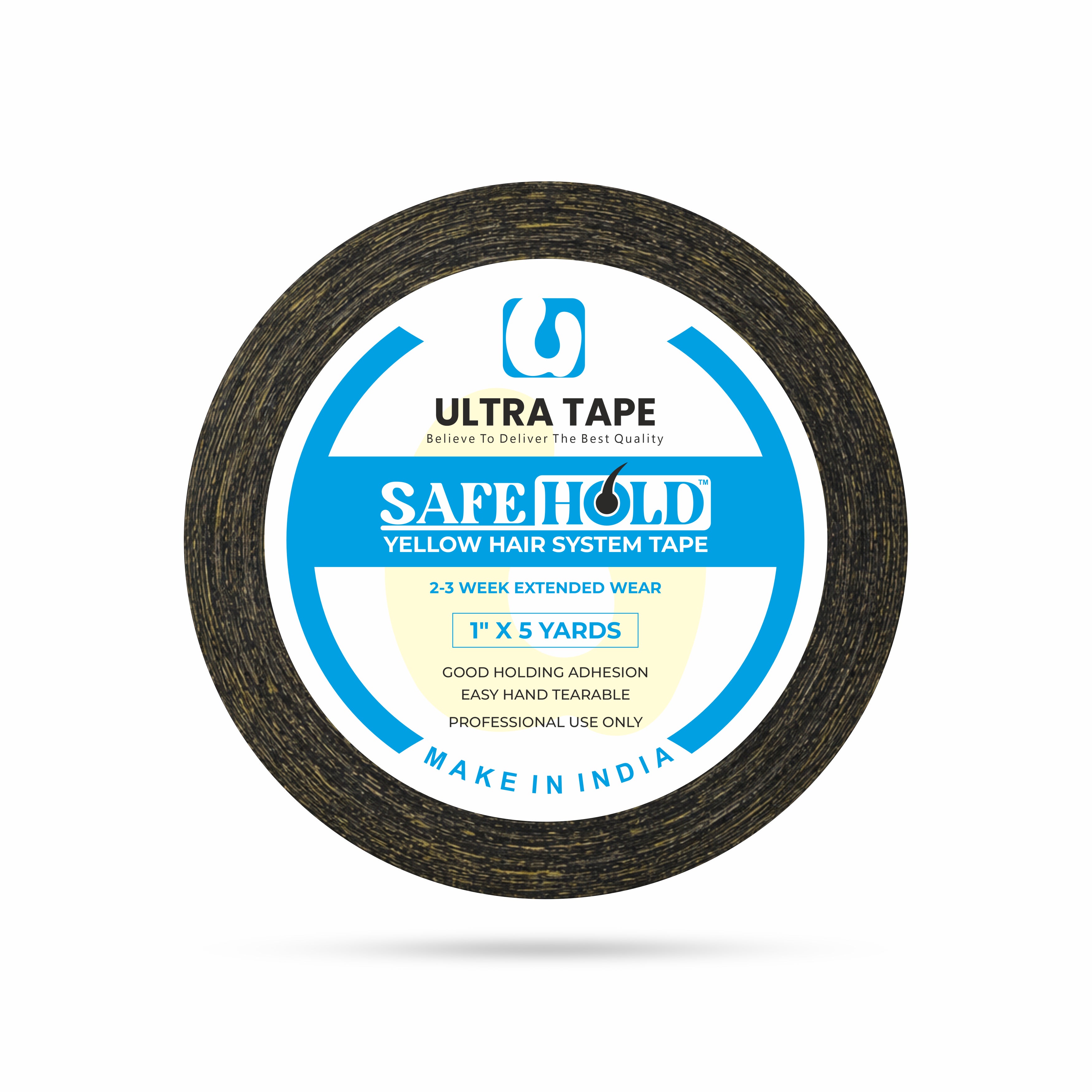 Safe Hold Black Tape - 1" X 5 Yds, Roll