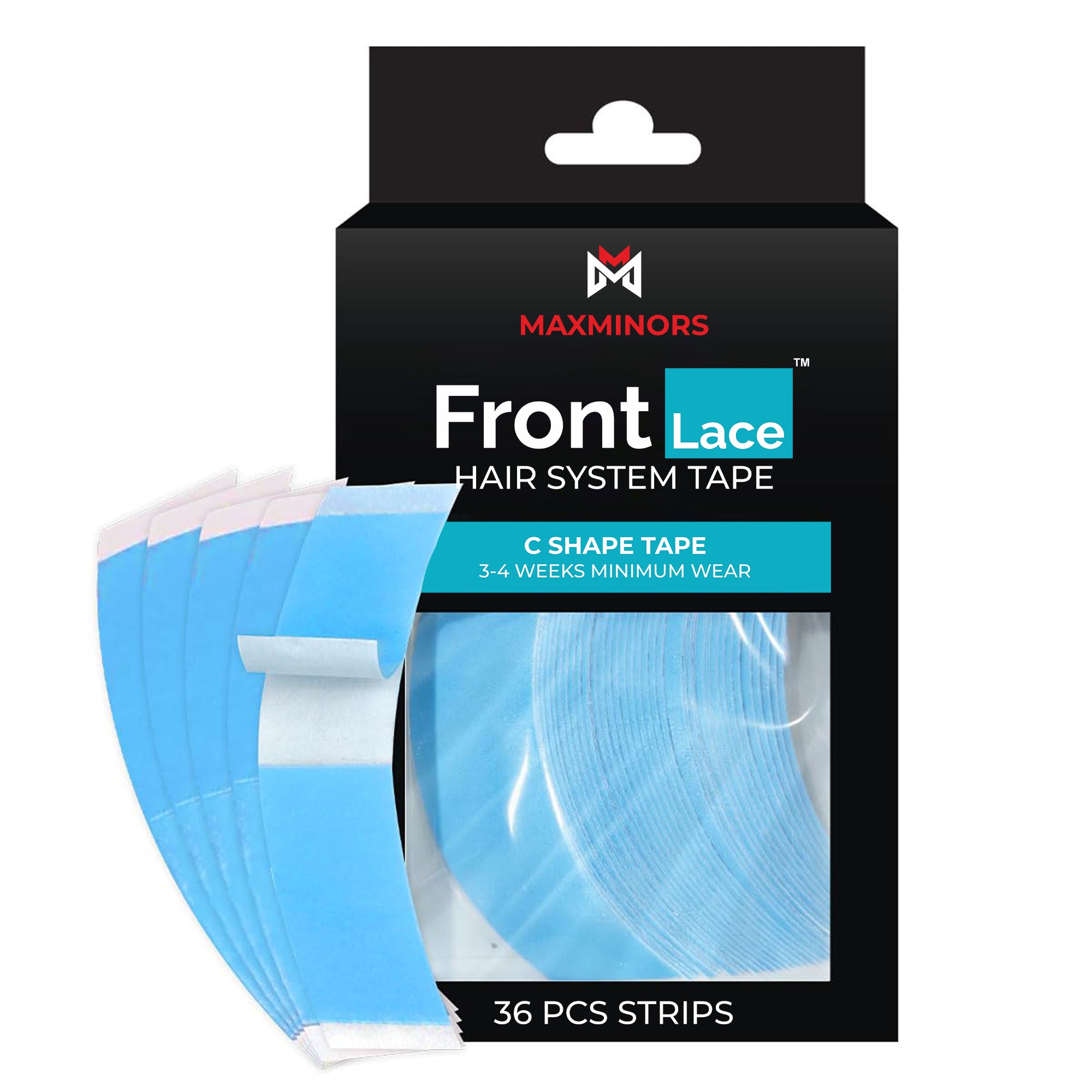 MAXMINORS Front Lace Hair System Tape - 36pcs
