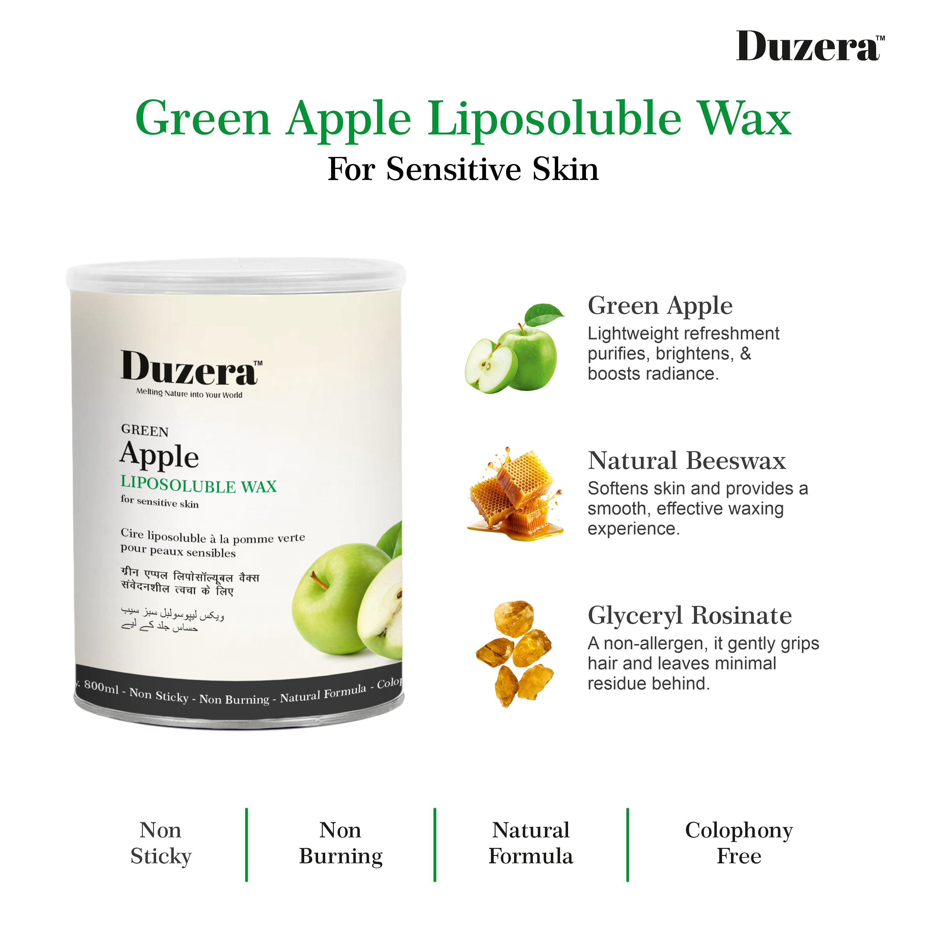 Green Apple Liposoluble Wax