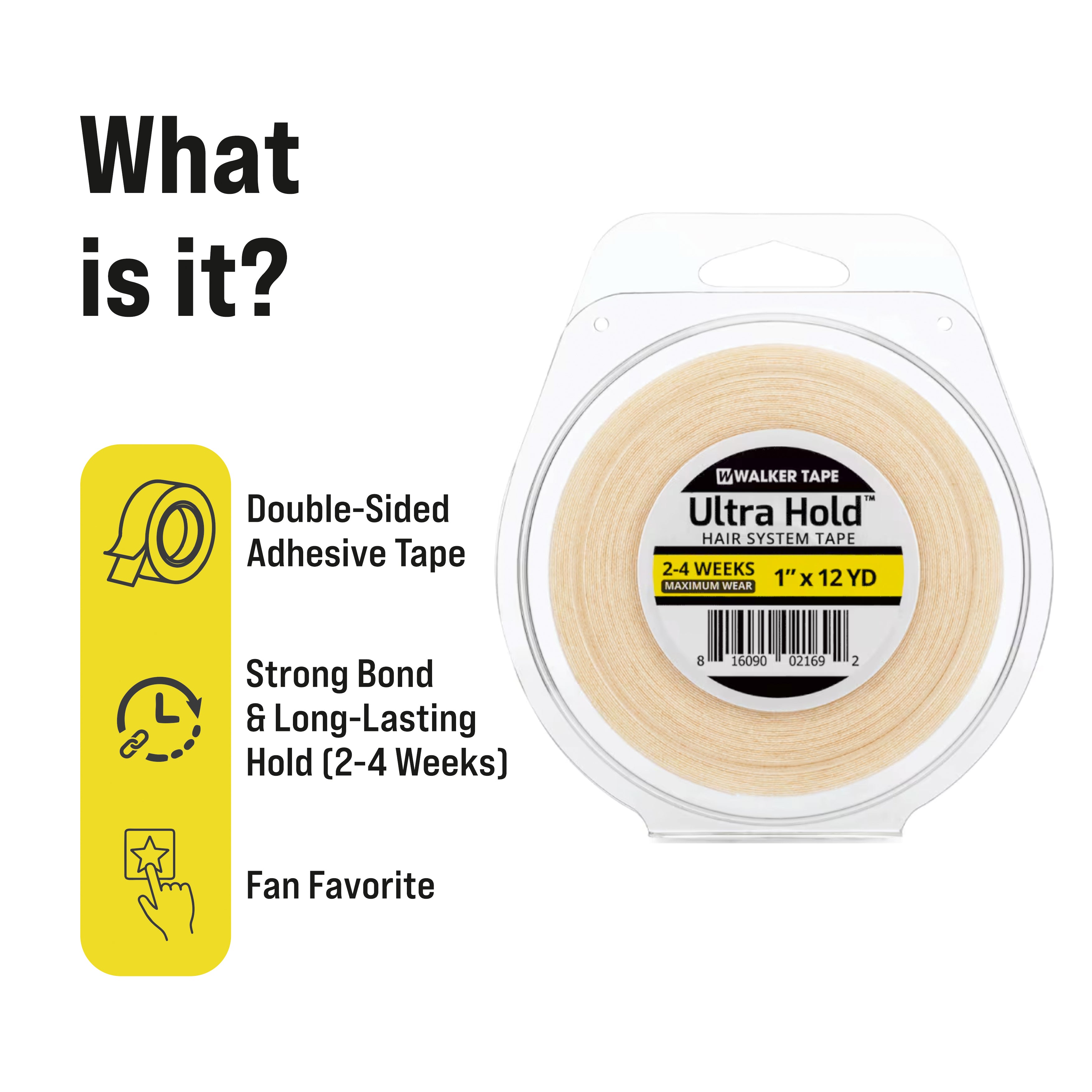 Ultra Hold Tape - 1" X 12 Yds, Roll