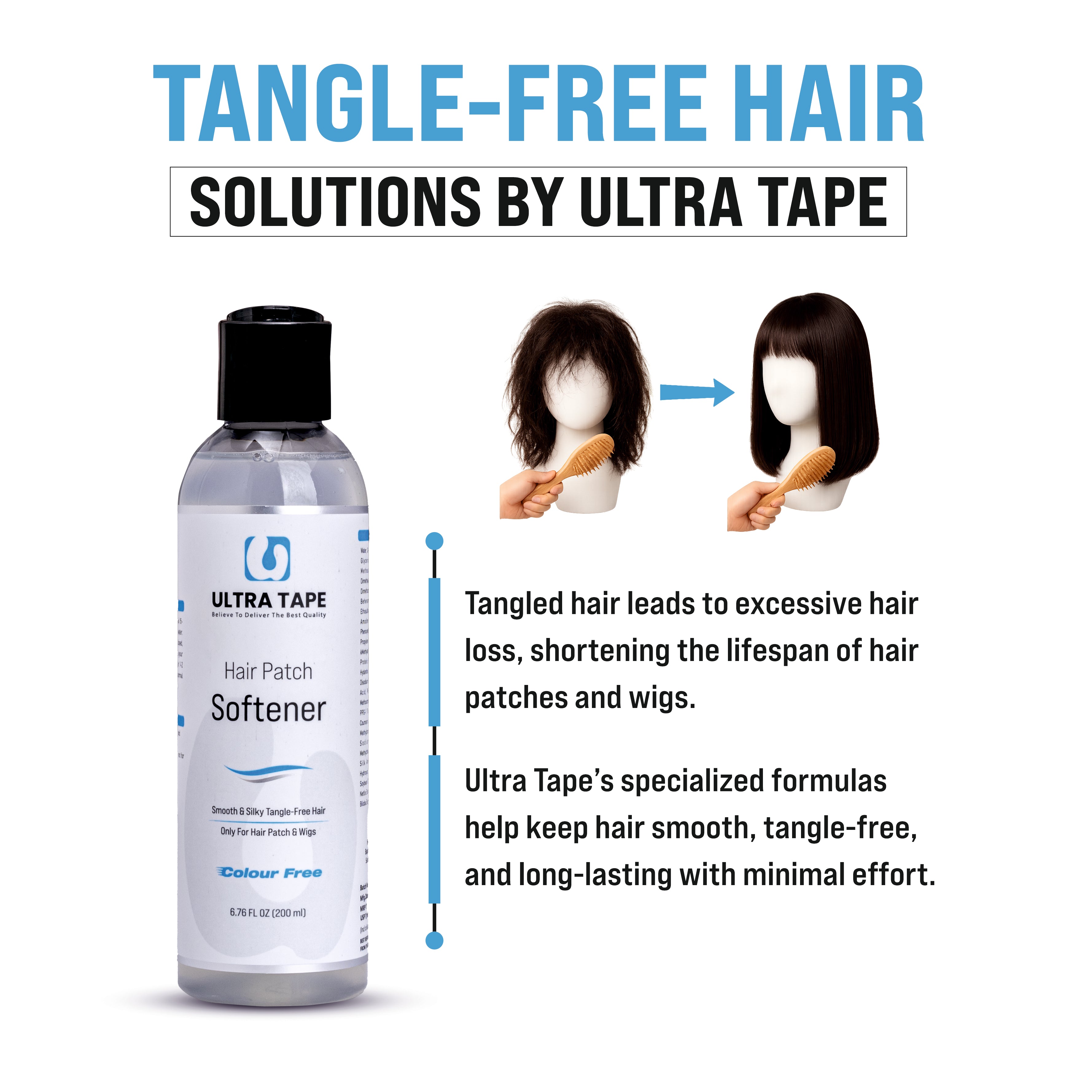 Hair Patch Softner - 6.76 fl oz - 200 ML