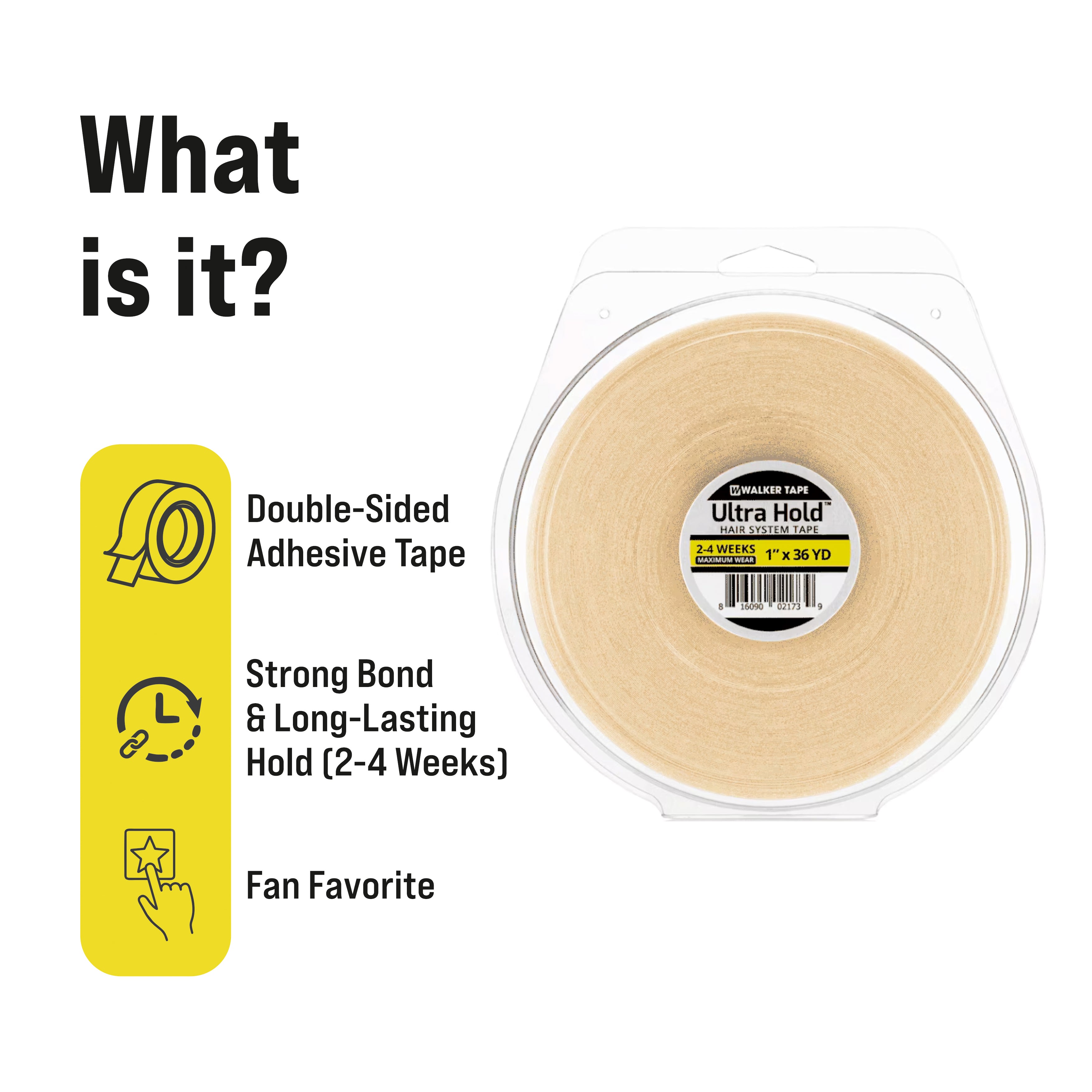 Ultra Hold Tape - 1" X 36 Yds, Roll