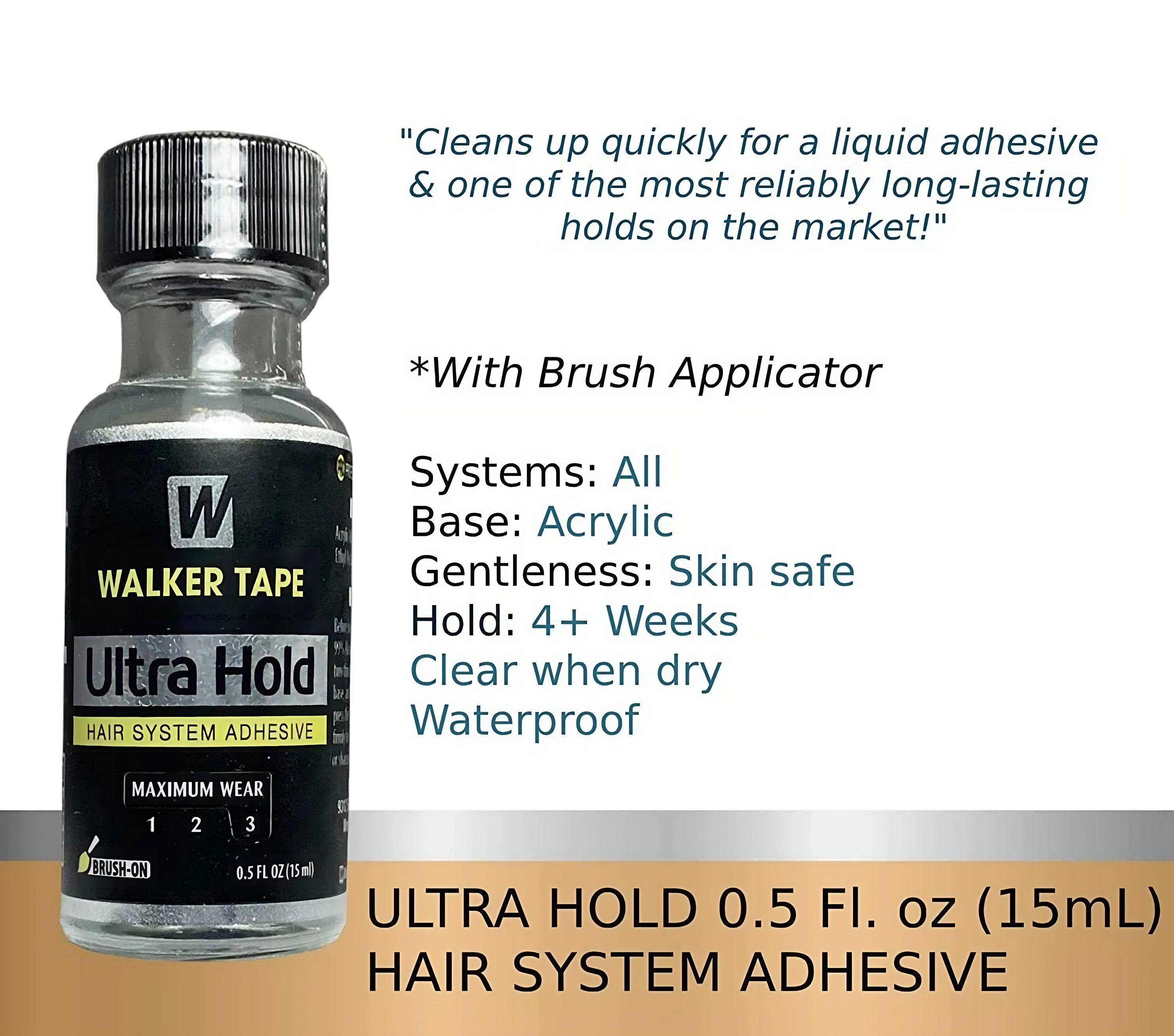 Ultra Hold - 1/2 fl oz- 15 ml, Brush-On