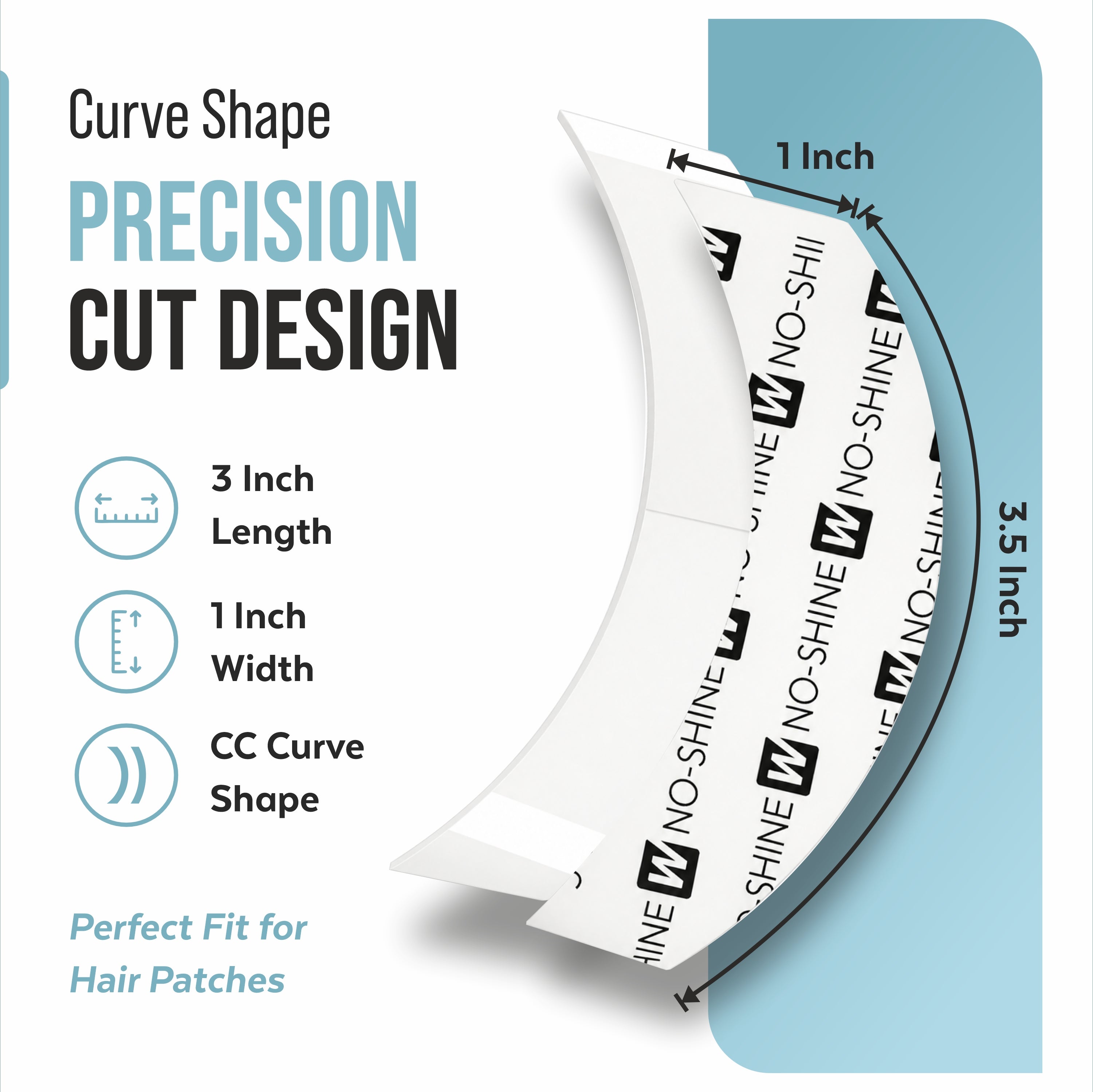 Walker Tape No Shine Double-Sided Hair Patch Tape - 36 Pcs