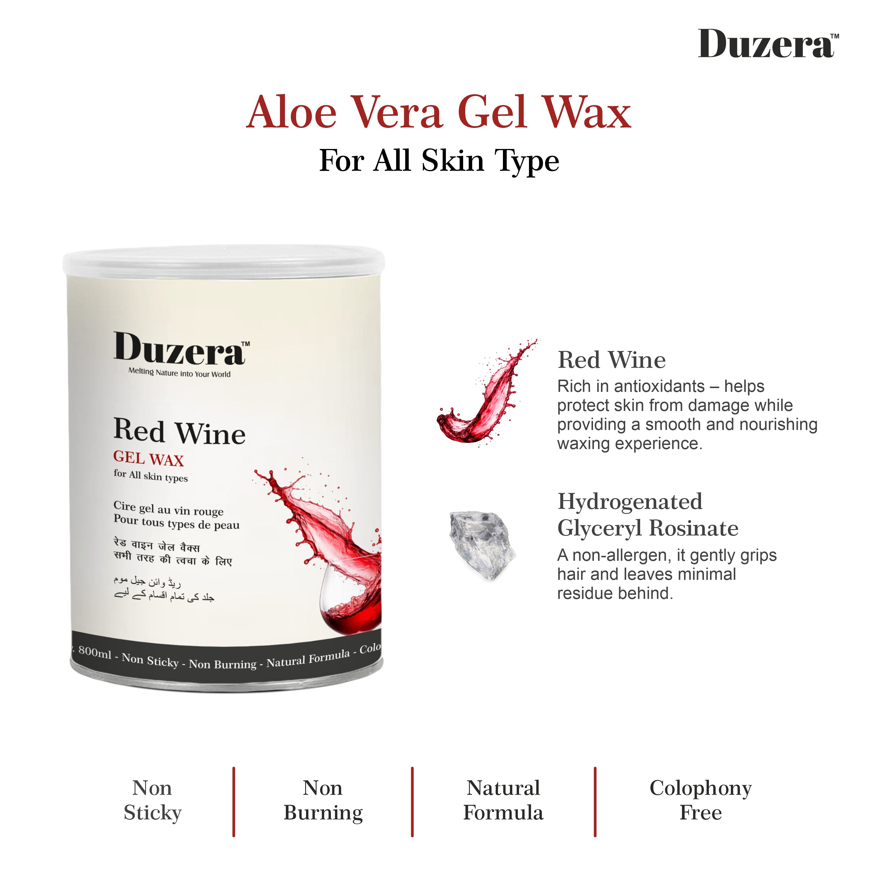 Redwine Gel Wax
