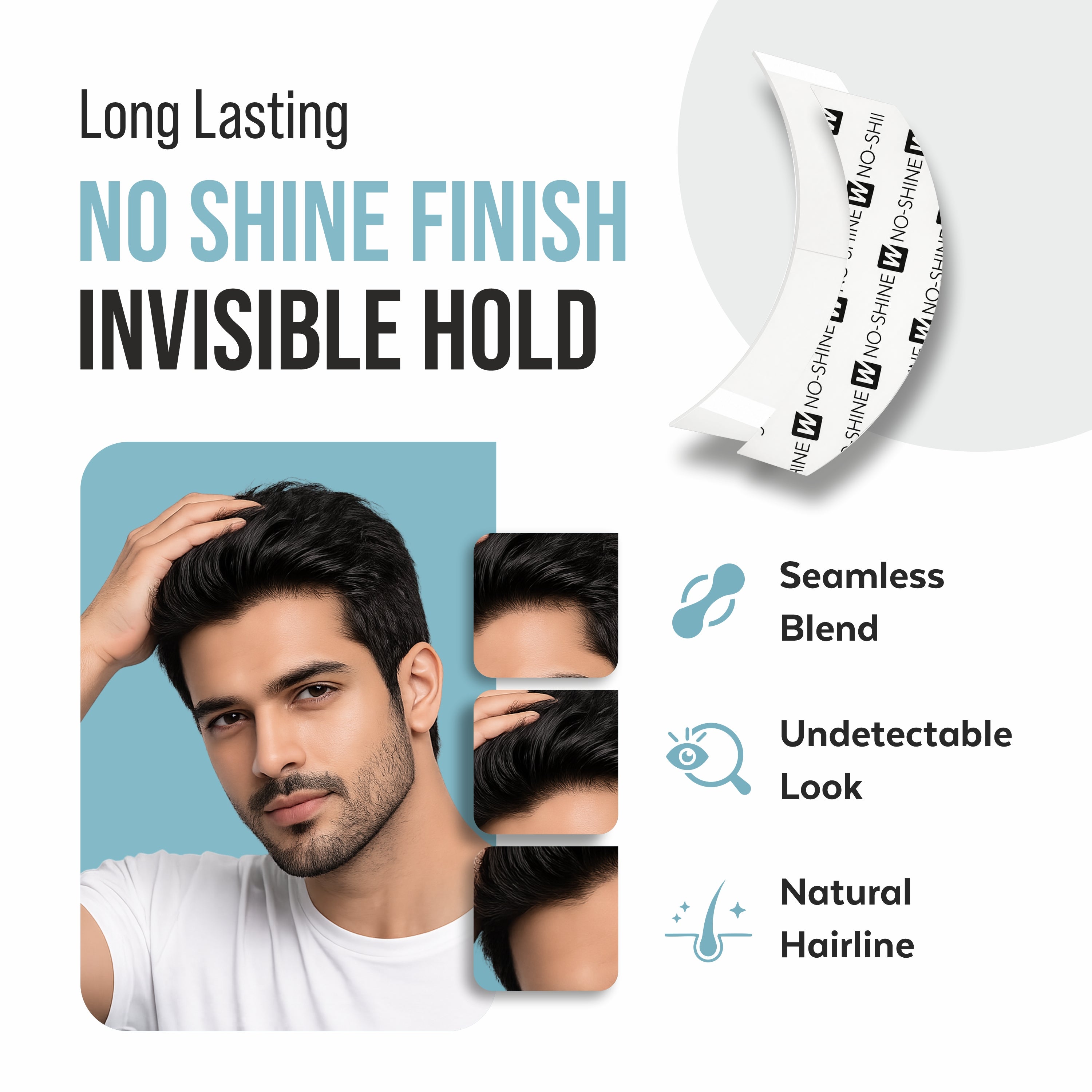 Walker Tape No Shine Double-Sided Hair Patch Tape - 36 Pcs