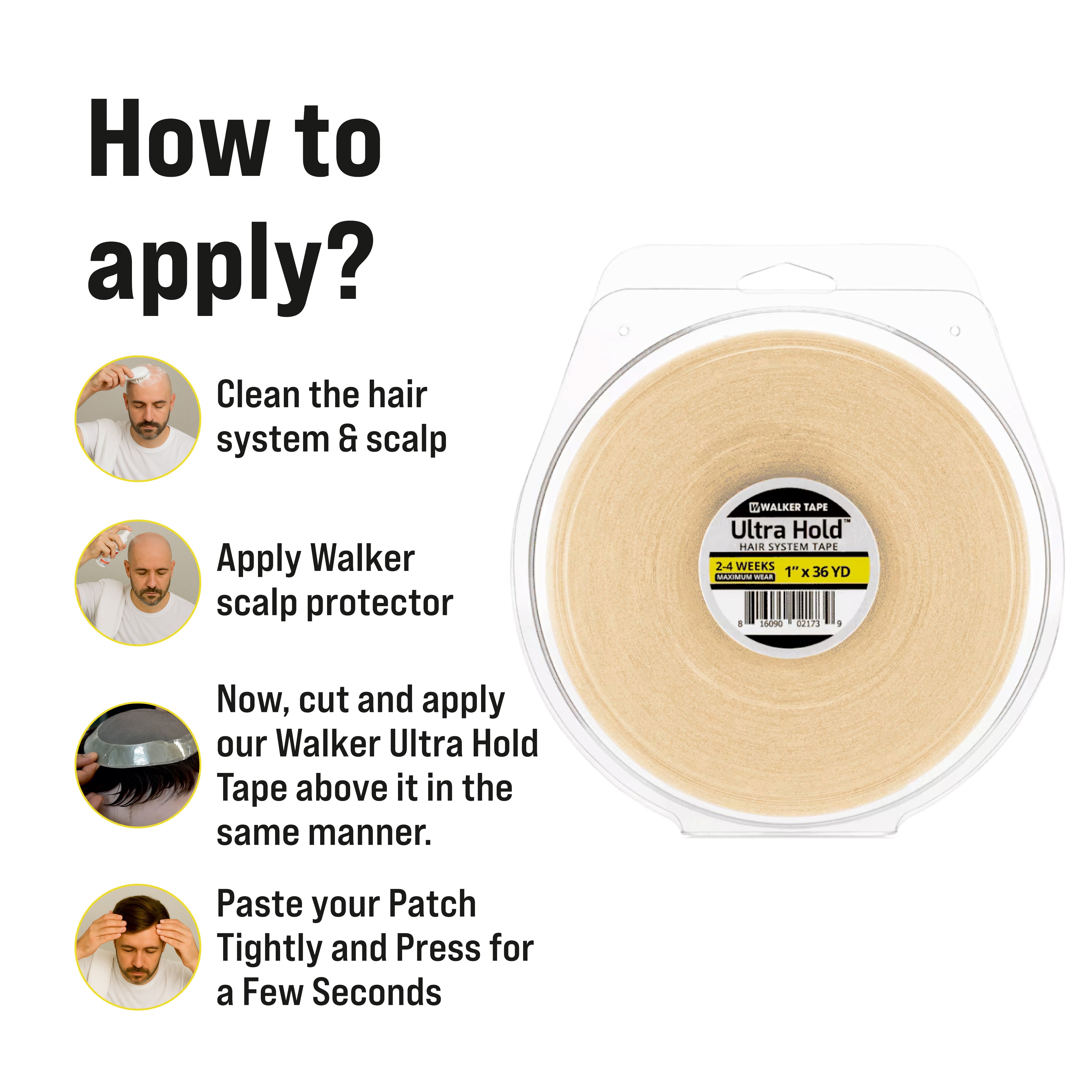 Ultra Hold Tape - 1" X 36 Yds, Roll