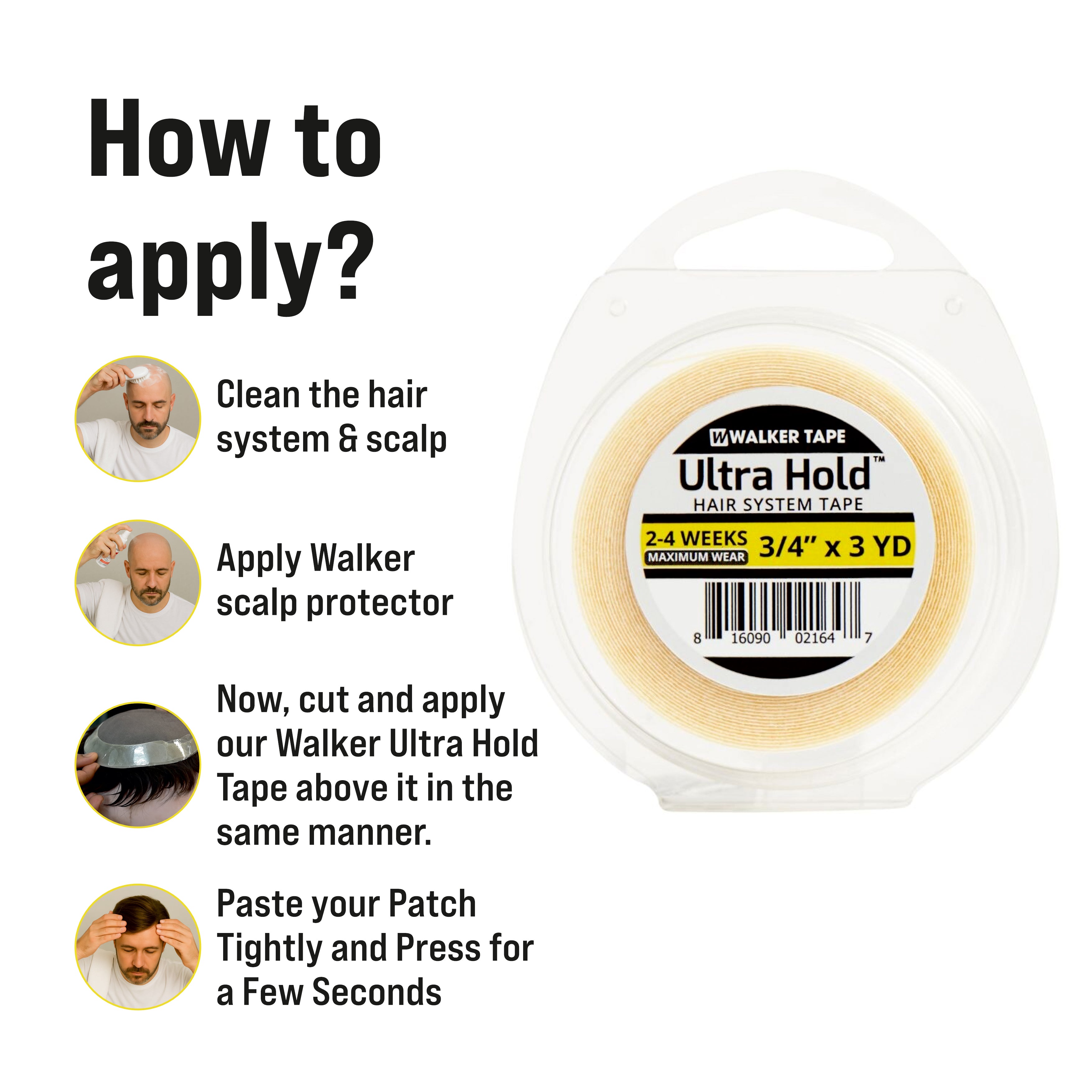 Ultra Hold Tape - 3/4" X 3 Yds, Roll