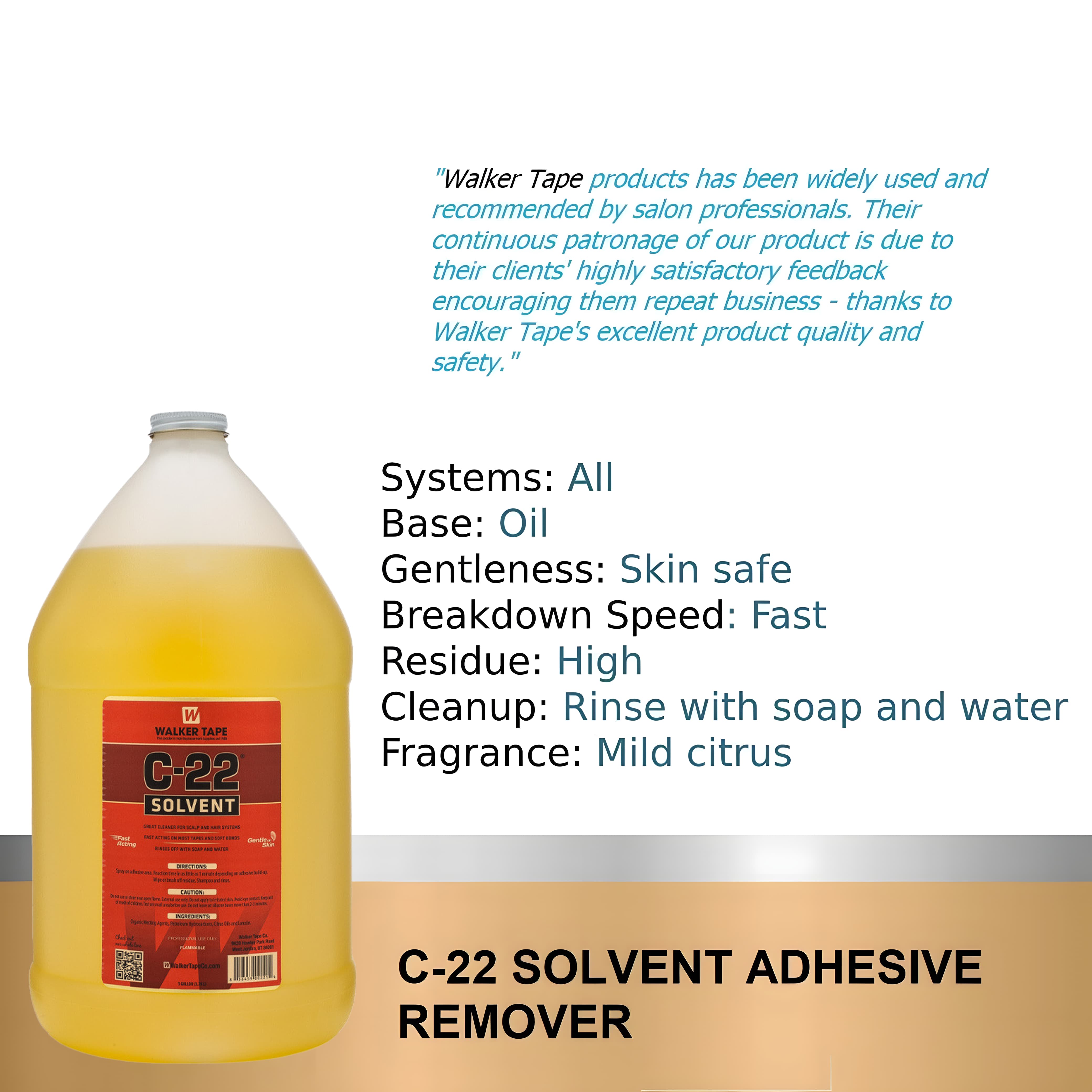 C-22 Solvent - 128 fl oz- 3.79 L, Gallon