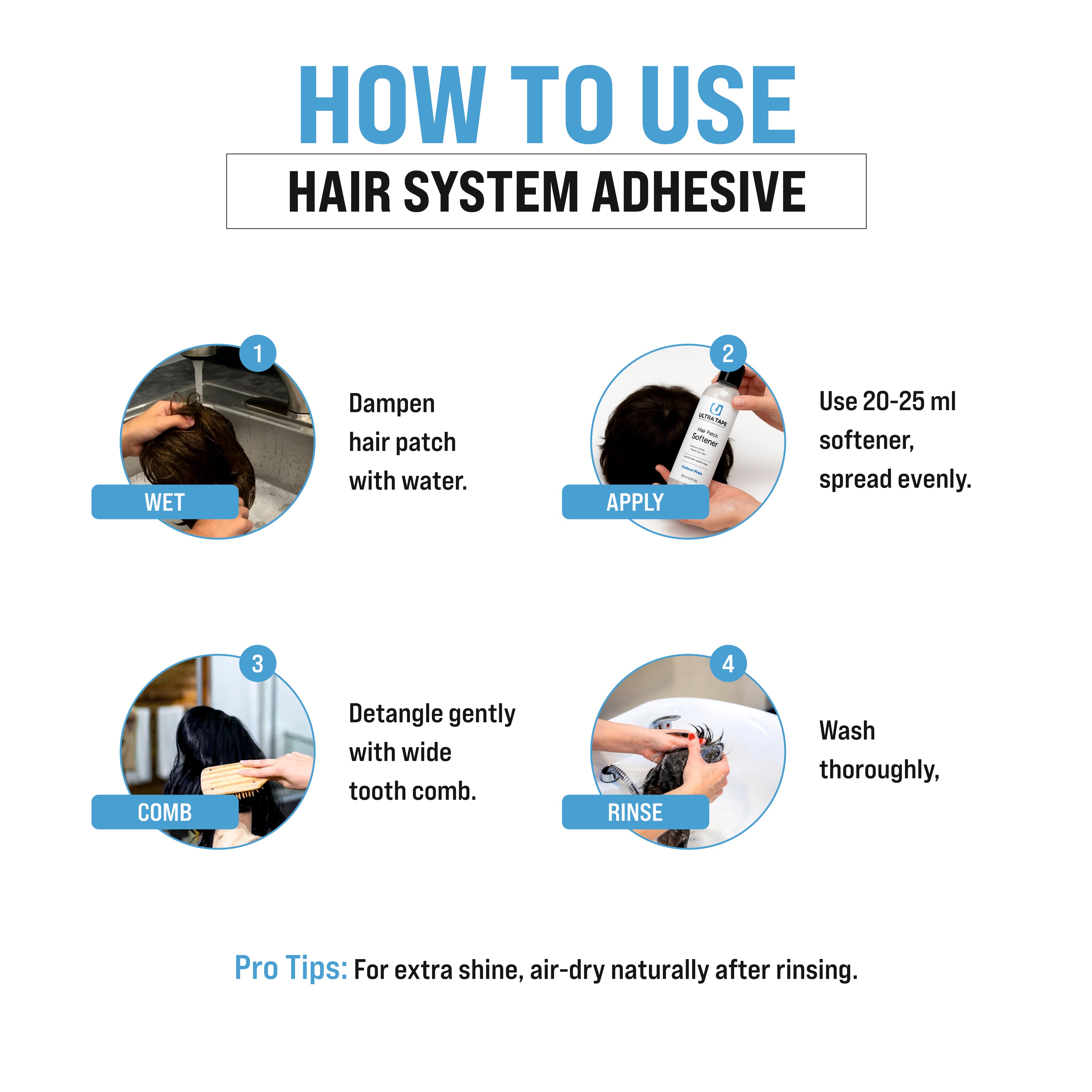 Hair Patch Softner - 33.8 fl oz - 1000 ML