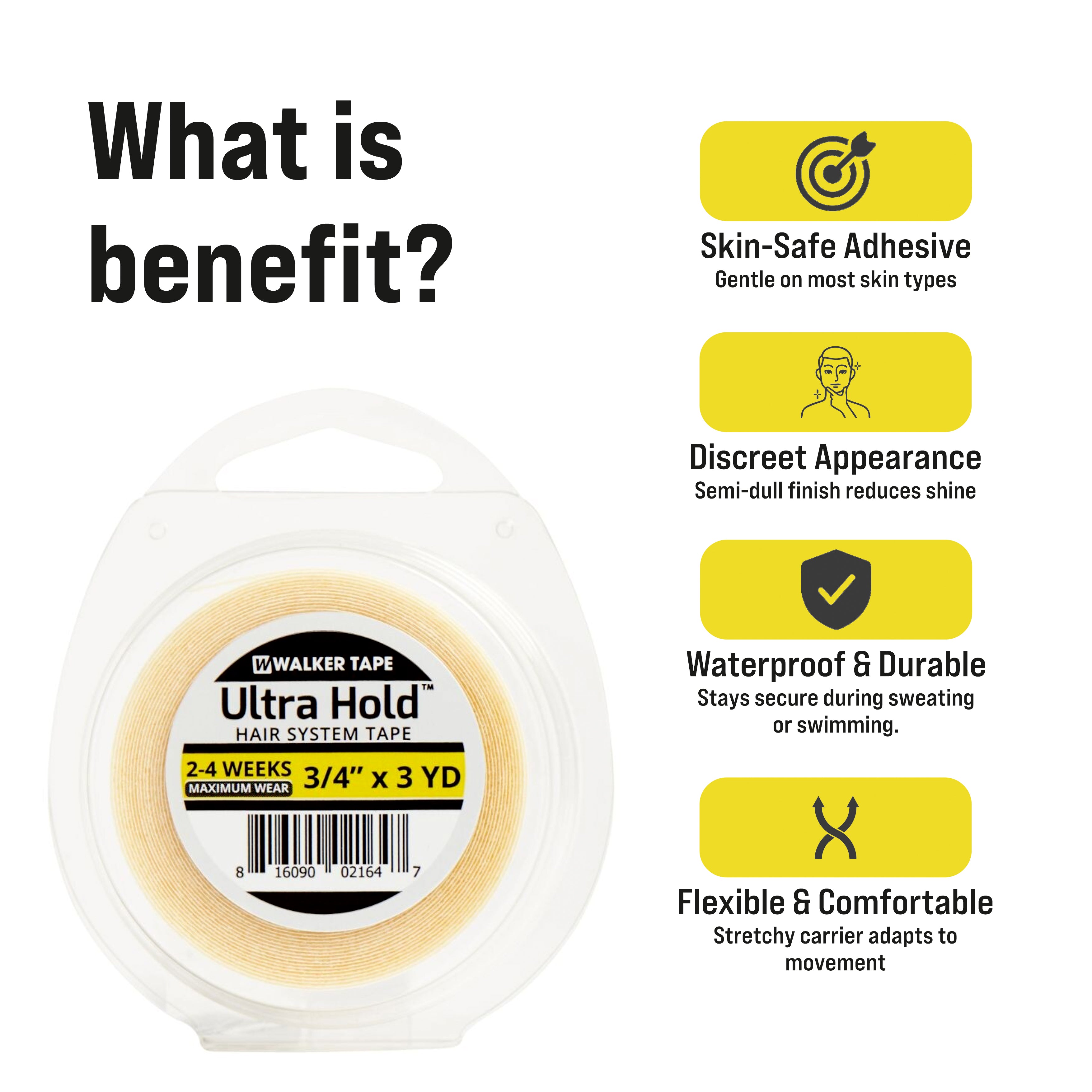 Ultra Hold Tape - 3/4" X 3 Yds, Roll