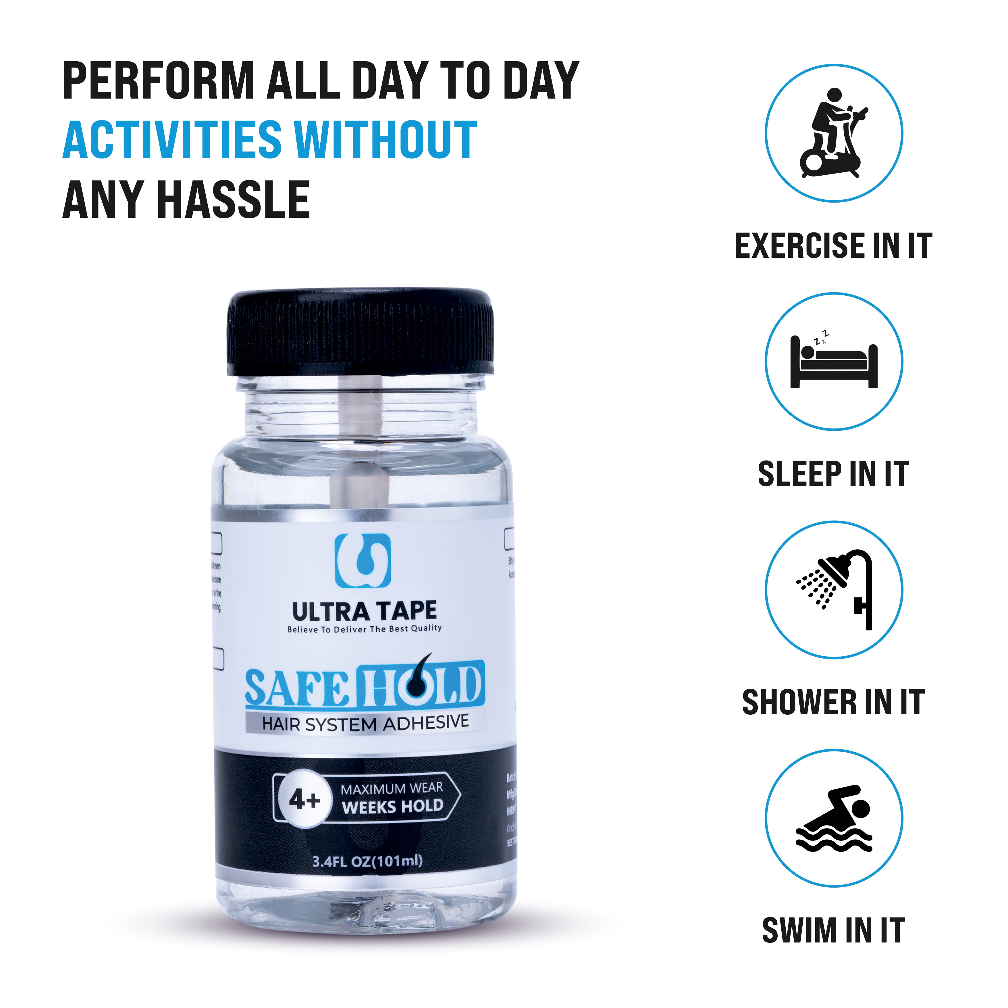 Safe Hold - 3.4 fl oz - 101 ml, Brush-On