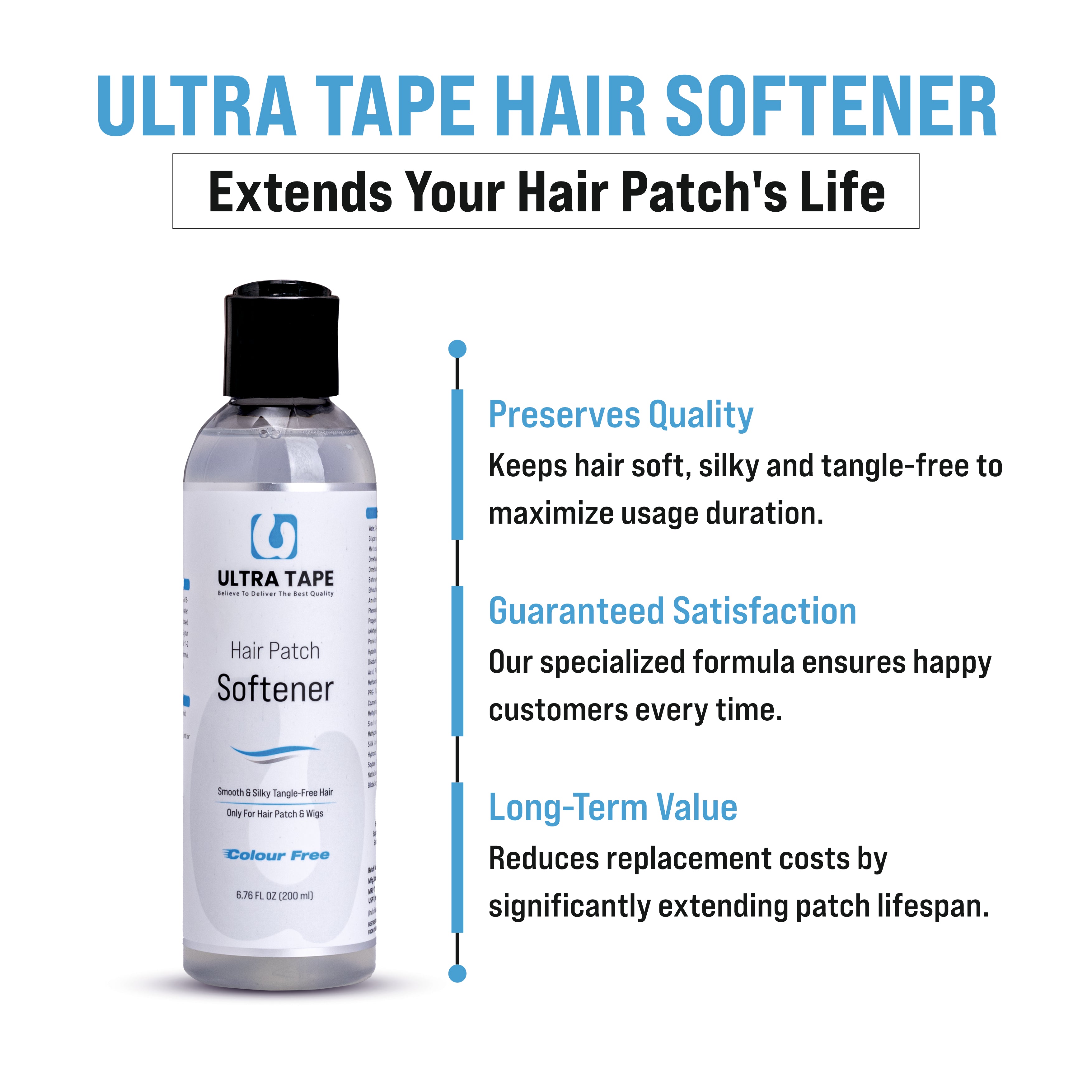 Hair Patch Softner - 6.76 fl oz - 200 ML