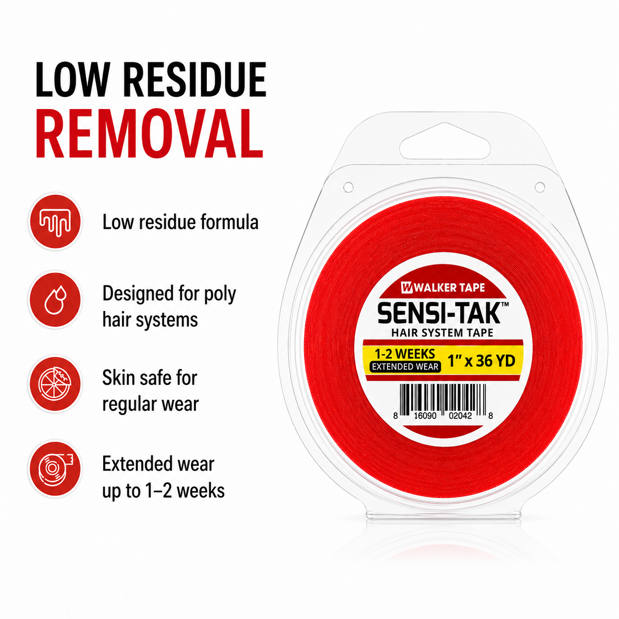Sensi-Tak Tape - 1" X 36 Yds, Roll