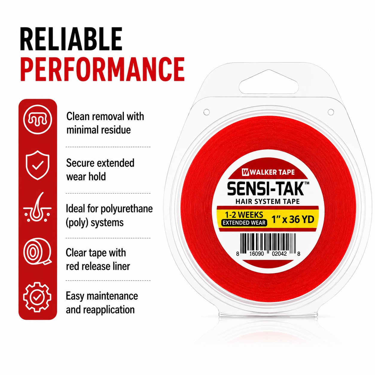 Sensi-Tak Tape - 1" X 36 Yds, Roll