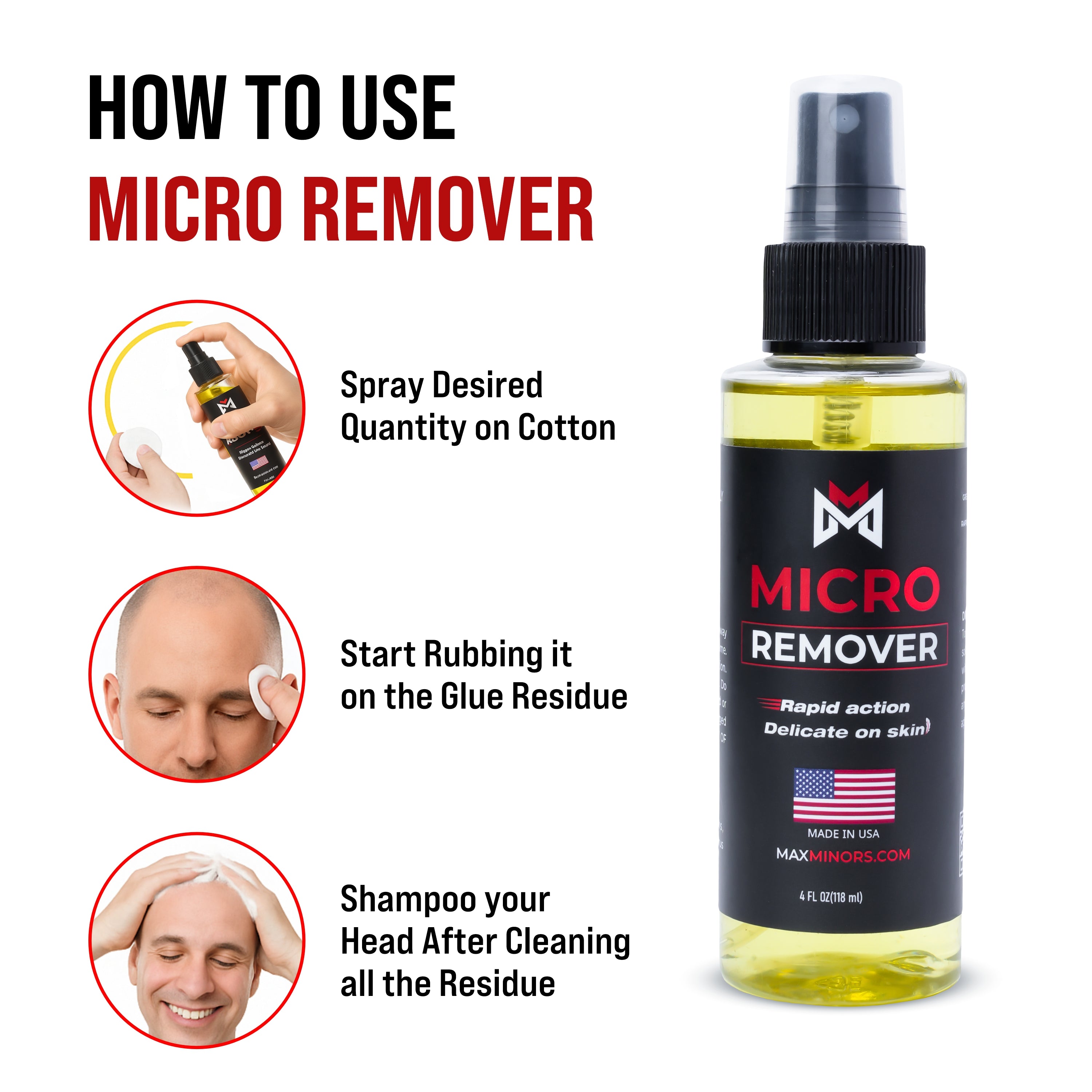 Micro Remover Solvent - 4 fl oz - 118 ml, Spray