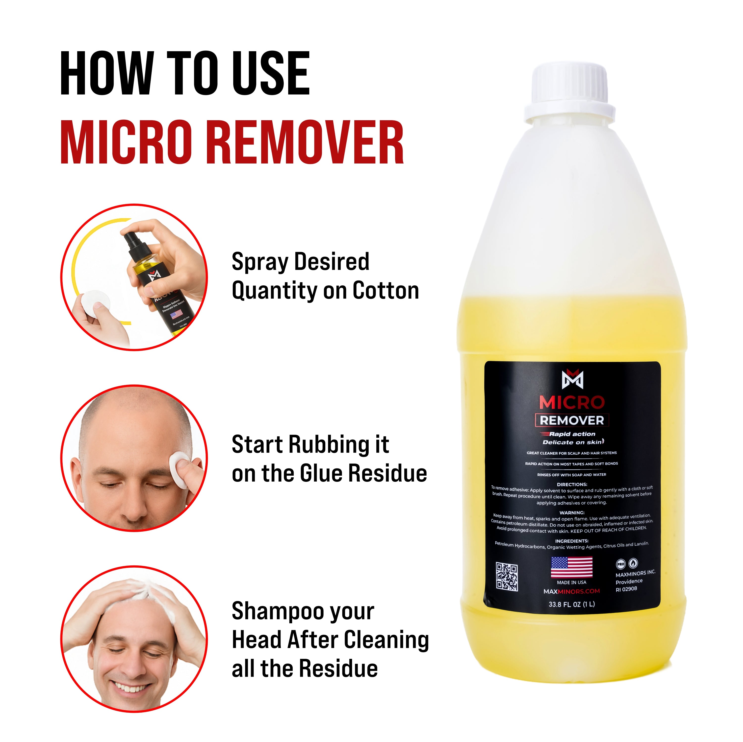 Micro Remover Solvent - 33.8 fl oz - 1 L, Bottle