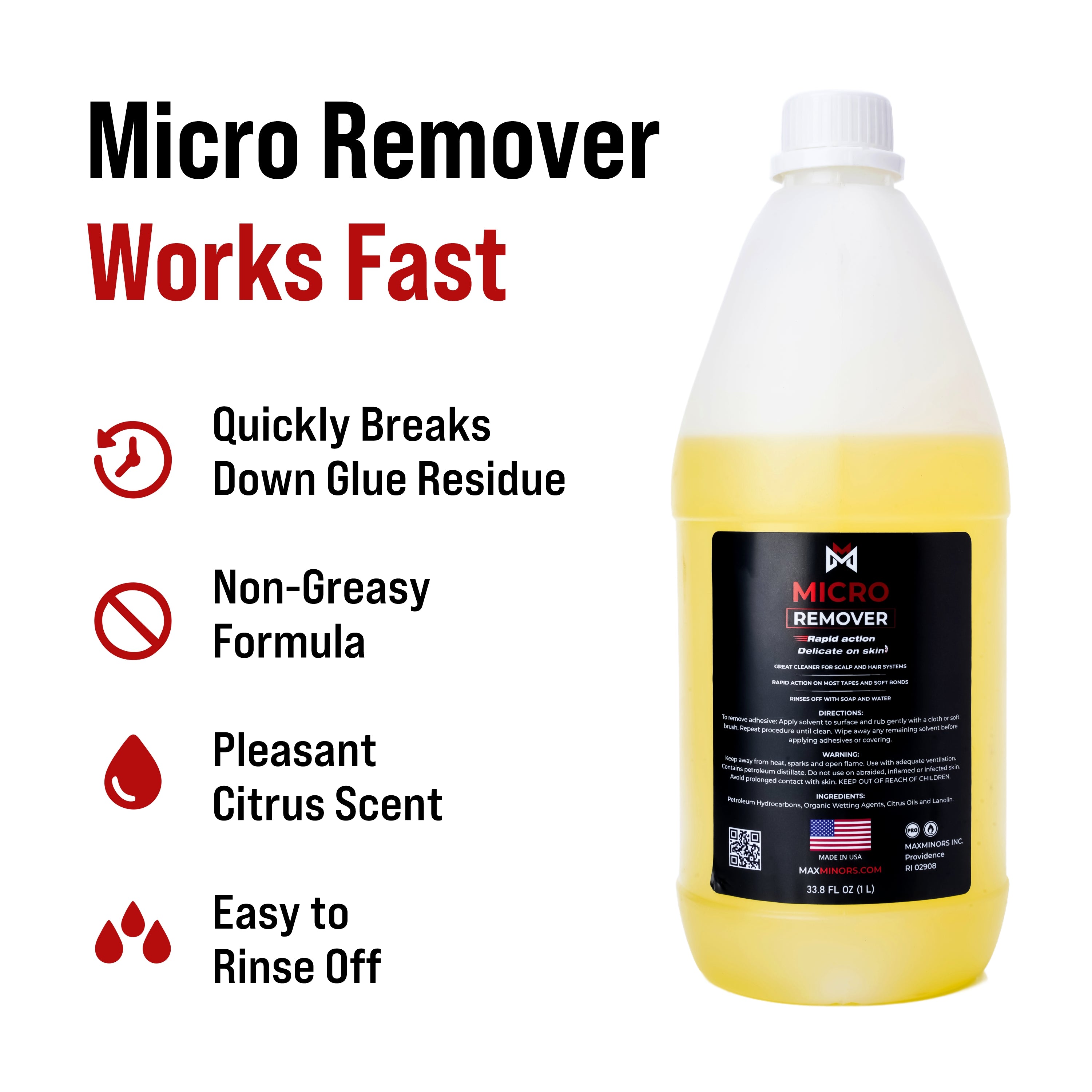 Micro Remover Solvent - 33.8 fl oz - 1 L, Bottle